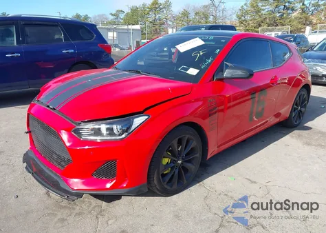 2020 Hyundai Veloster 2.0 Premium из США, поврежденный, VIN KMHTG6AF4LU031436